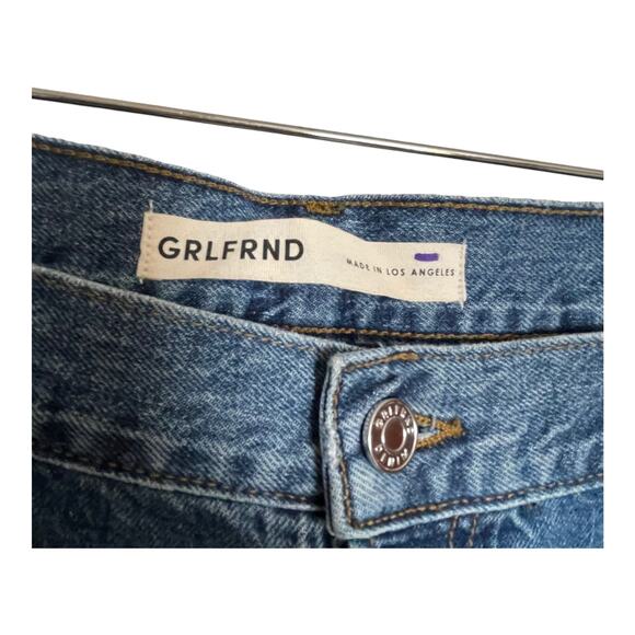 GRLFRND Bella Low Rise Boyfriend Jeans Balboa Park Wash Size 30 - Picture 10 of 11